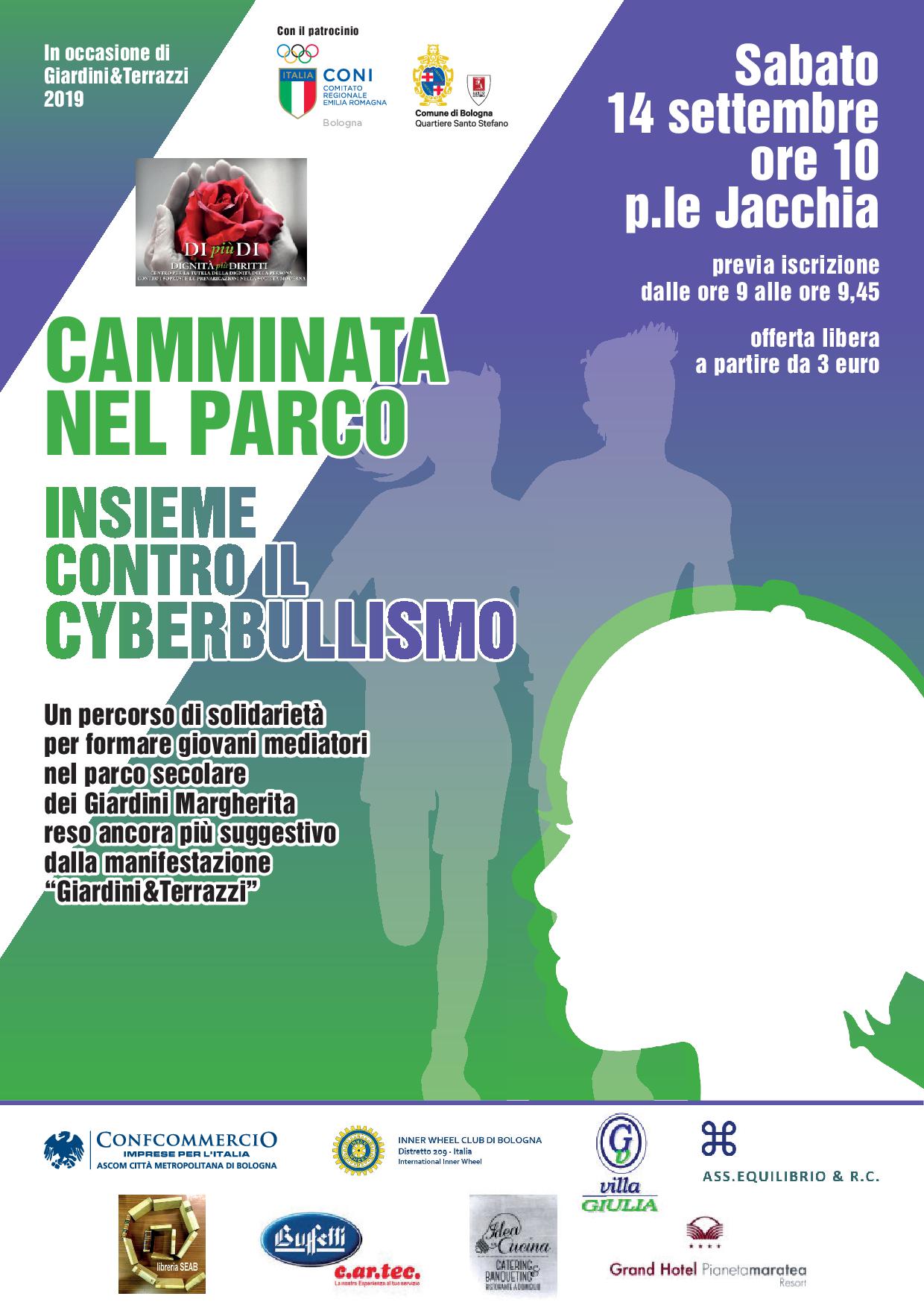 Cyberbullismo camminata