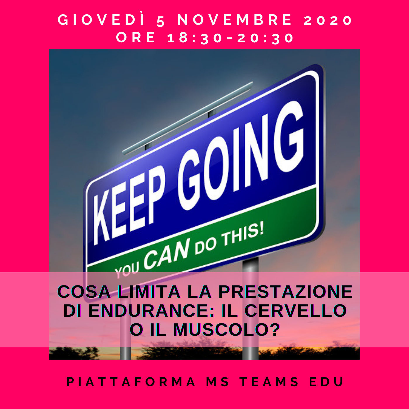 Cosa limita la prestazione di endurance: il muscolo o il cervello?