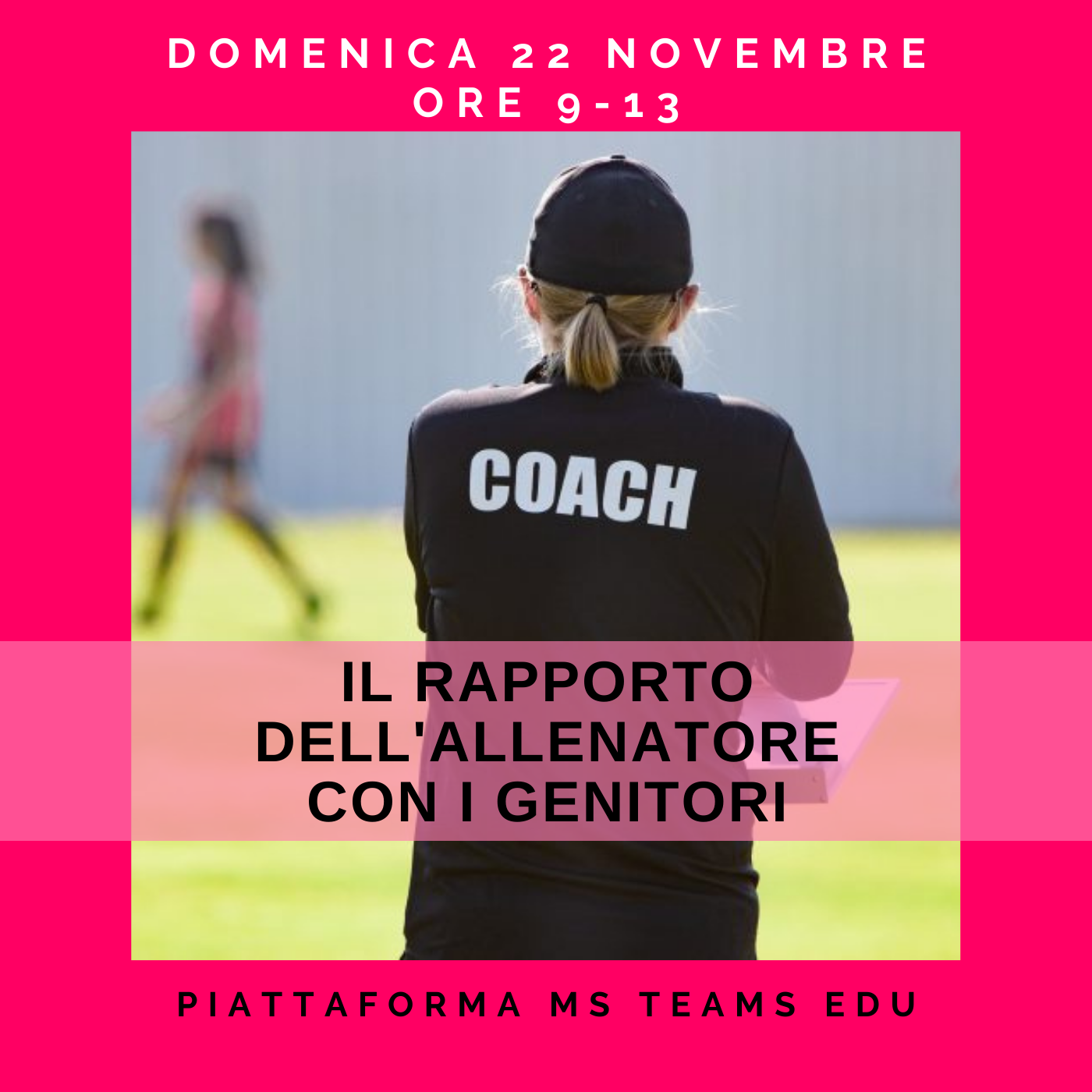 Il rapporto dell'allenatore con i genitori