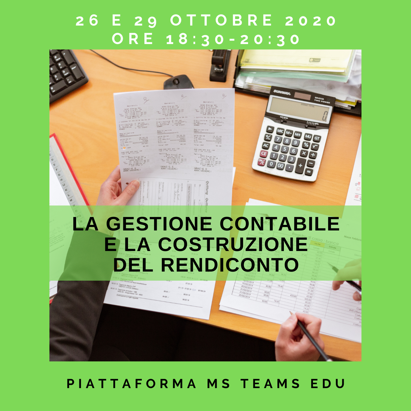 La gestione contabile e la costruzione del rendiconto delle ASD-SSD