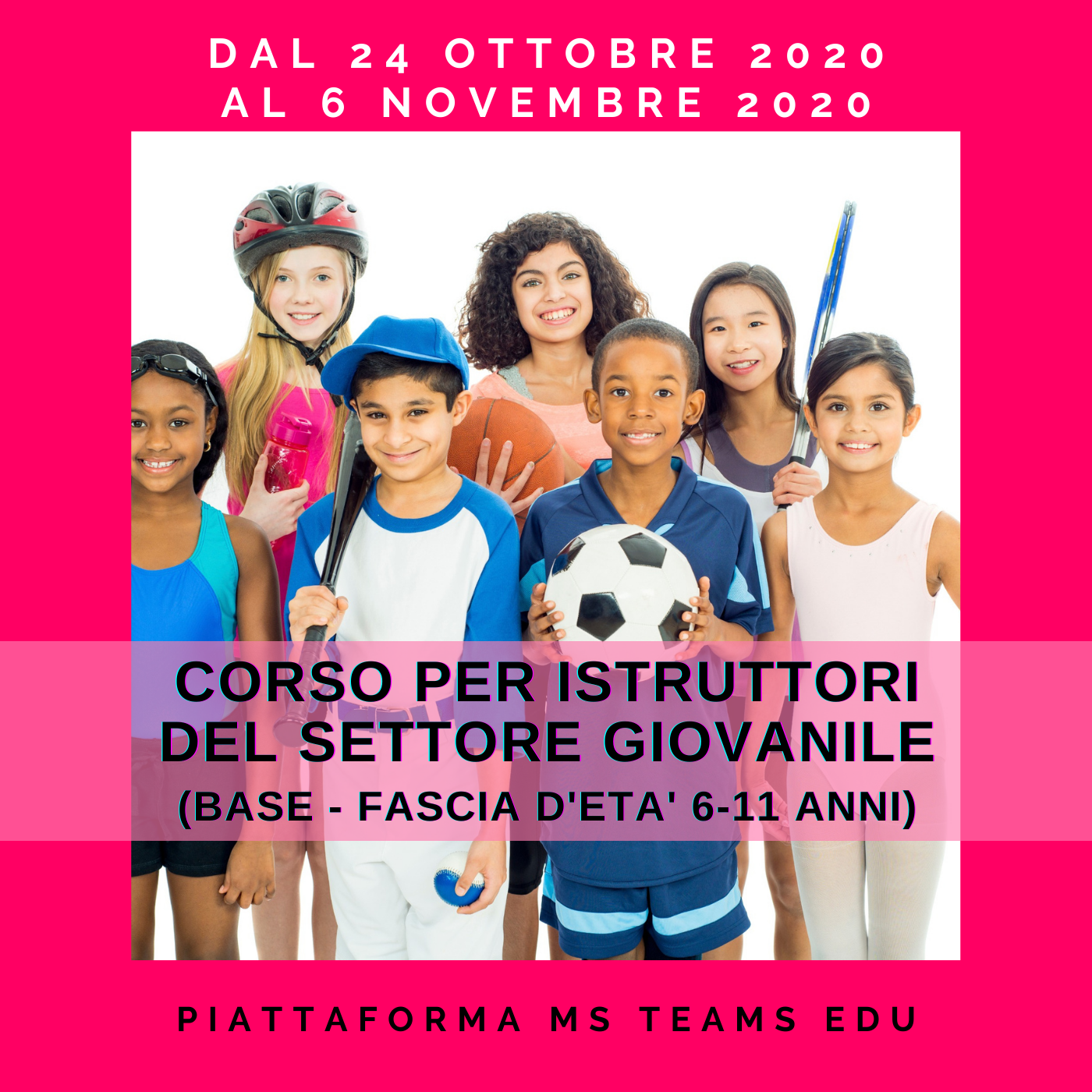 Corso per istruttori del settore giovanile (base)