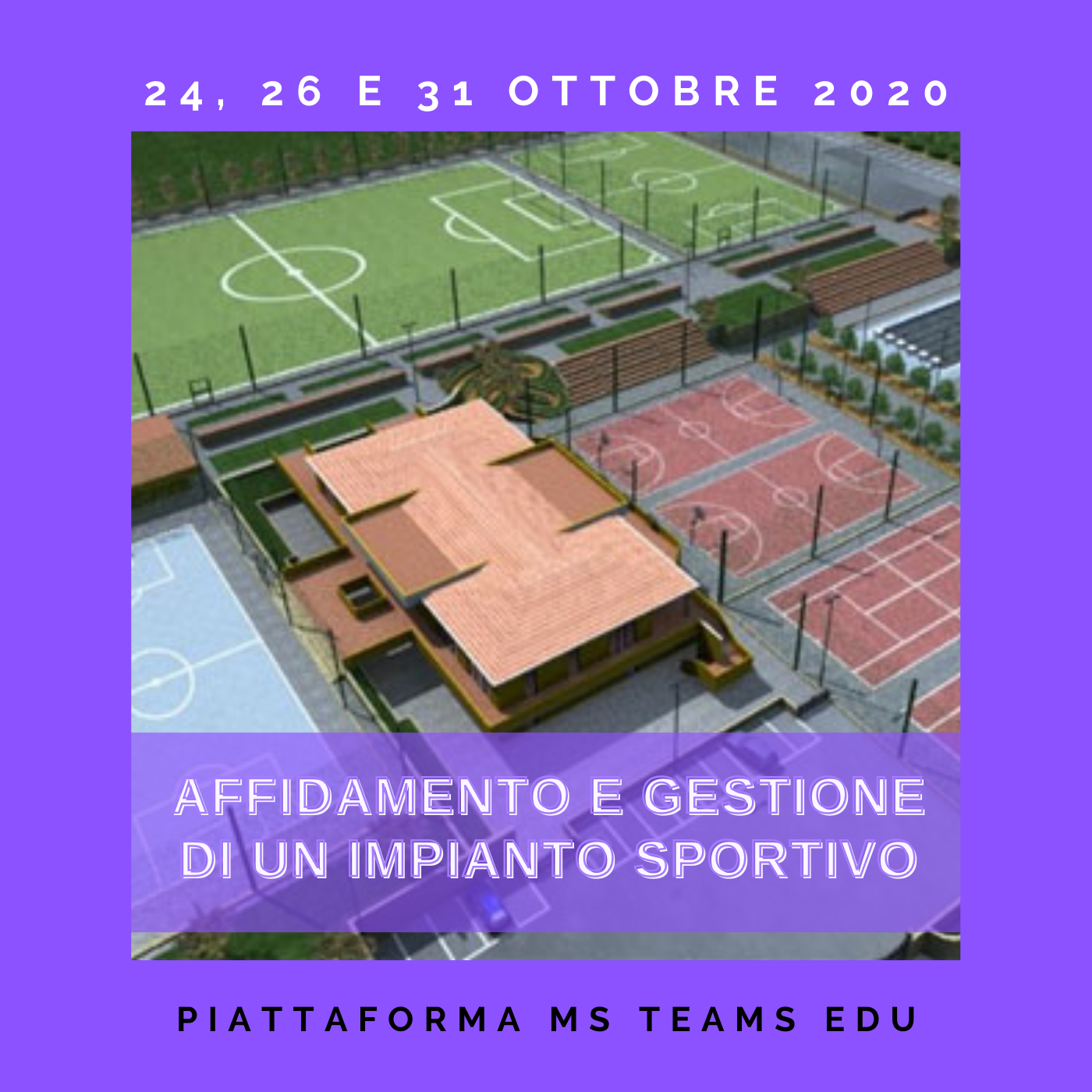Affidamento e gestione di un impianto sportivo