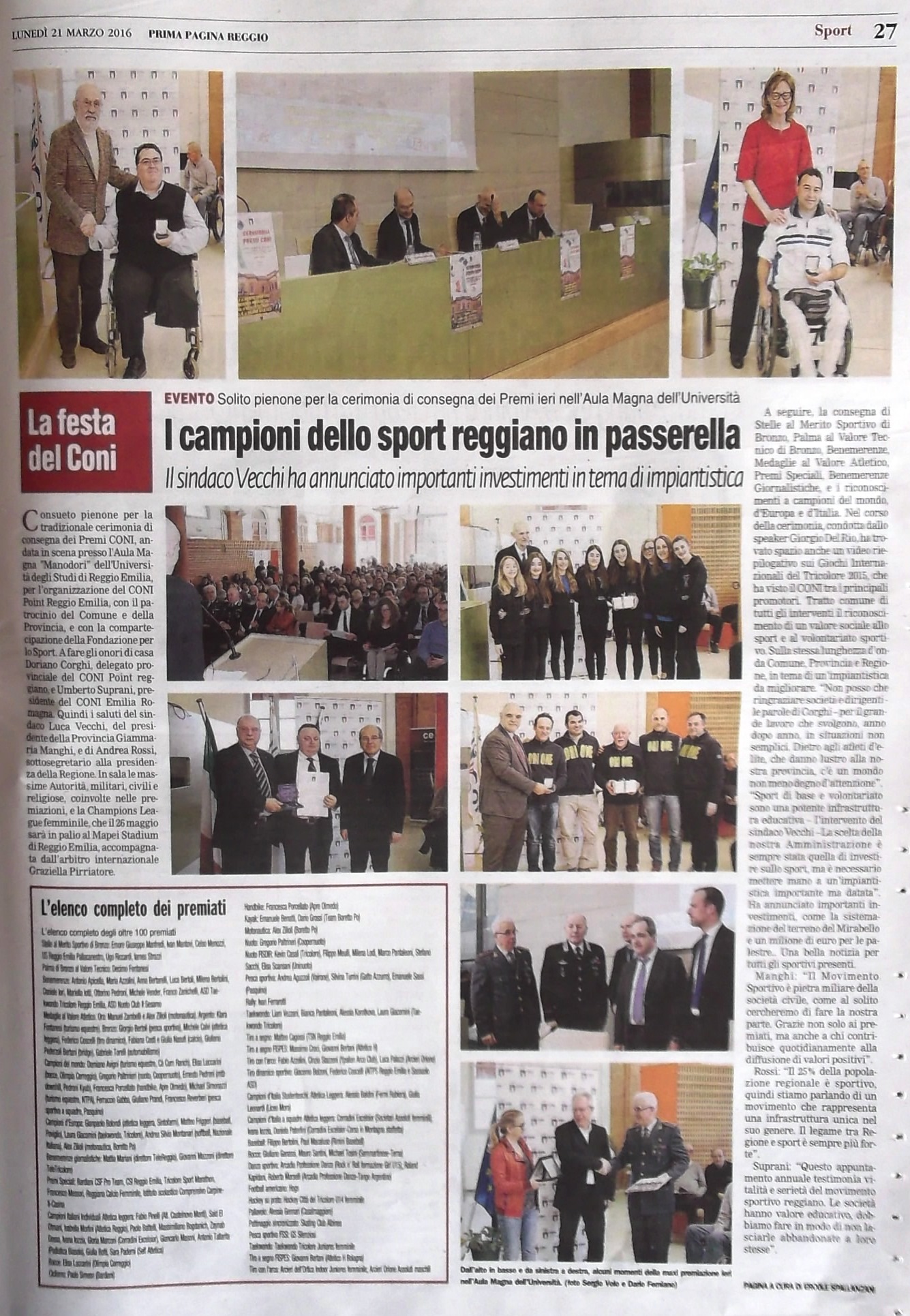 Prima Pagina post cerimonia2