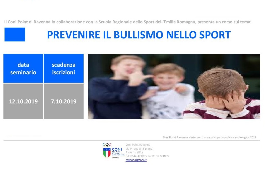 Prevenire il bullismo nello sport