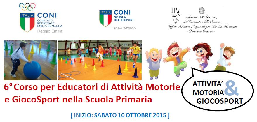 Corso per Educatori di attività motoria e GiocoSport nella Scuola Primaria